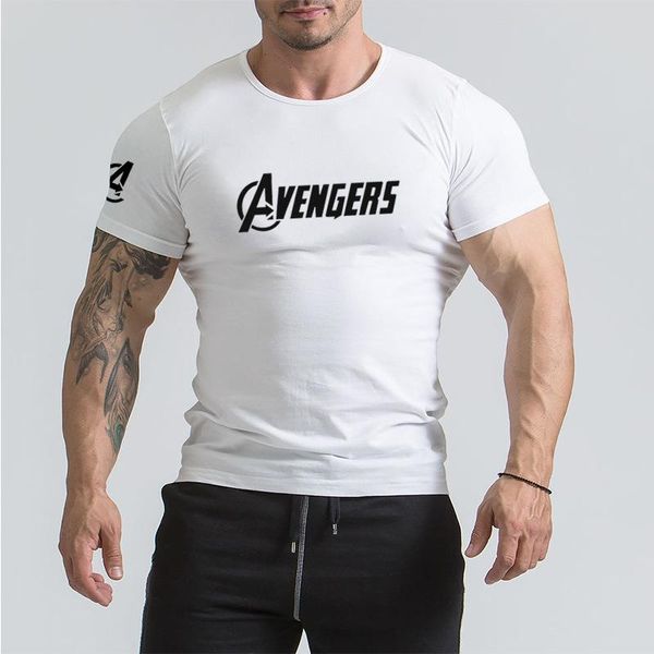 

rashguard tights running shirt men gym tshirt sport t shirt short sleeve fitness slim t-shirt male gyms workout tee, Black;blue