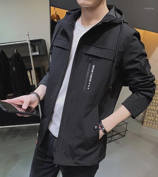 

masculino standard militar 2020 new spring autumn man jackets solid coat mens jacket brand men bomber plus size slim1, Black;brown