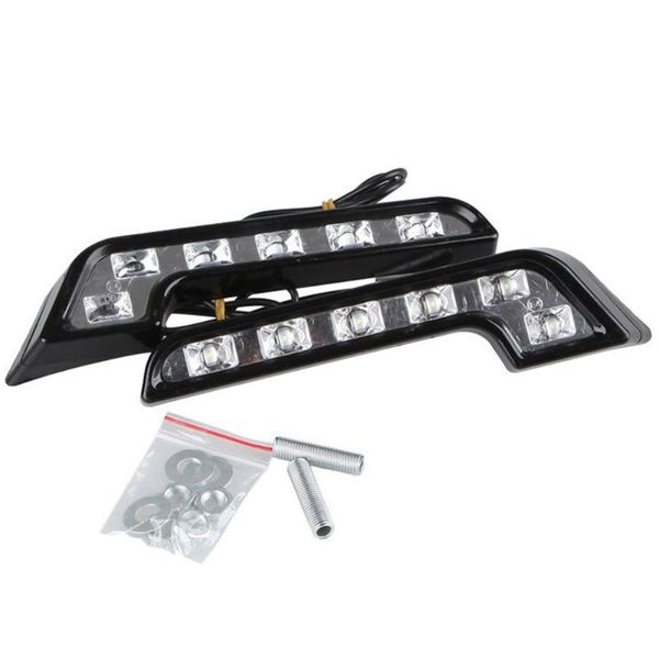 

2pcs universal daytime running lamp 6led 12 v car cob driving fog l shape
