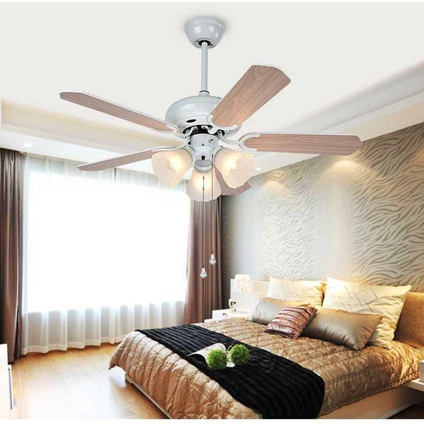 

electric fans nordic retro ceiling fan light pendant lamp dining living room bedroom e27 creative 220v lamp1