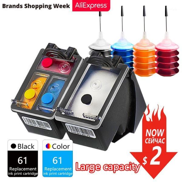 

ink cartridges dmyon 61 cartridge compatible for deskjet 1000 1050 1055 2050 2512 2540 3000 3050 3054 envy 5530 4500 printer1