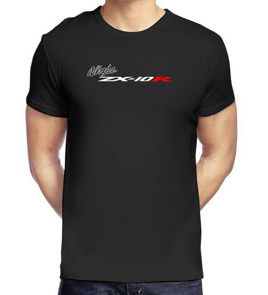 

ninja zx-10r black t-shirt tee 650 600 новая футболка с коротким рукавом логотип с коротким рукавом o-образным вырезом летом прохладно тройн