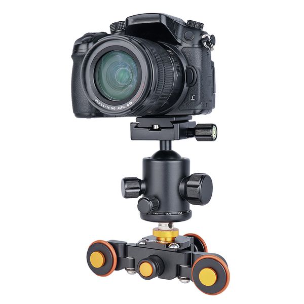 

yelangu моторизованной электрический autodolly l3 pully автомобиль роллинг дорожка slider для телефона и камеры dslr (черная