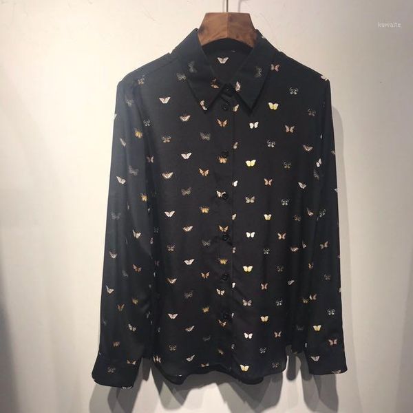 

tk11850 fashion women's blouses & shirts 2021 runway luxury european design party style women's clothing1, White