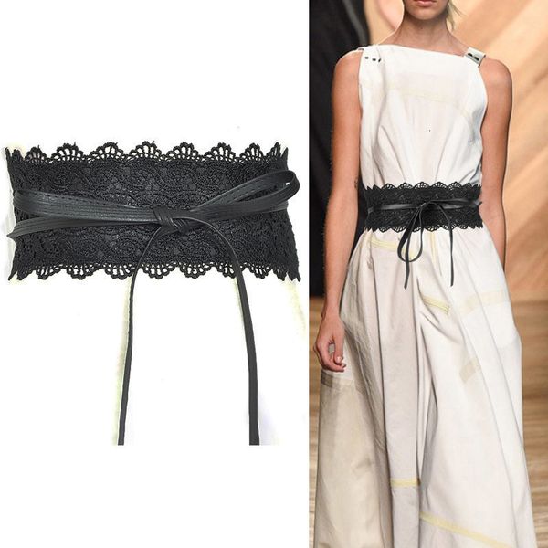 

fashion lace peplum belt women dress belt candy color lace waistband girdle slim dress belt gifts drop ship, Black;brown