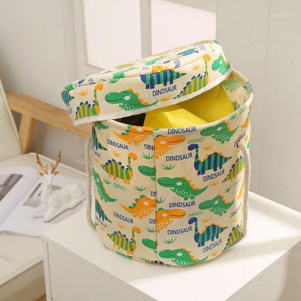 

2 in 1 toy quick storage bag with lid toy storage basket bin for kids dog toys clothes organizer laundry bucket1