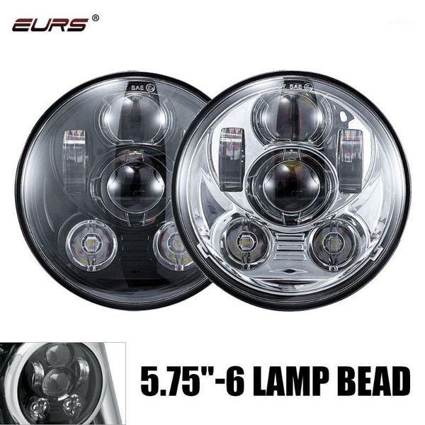 

1pcs 5.75inch led fog light 60w 6led round motorcycle led headlight accessories driving fog spot head light spotlight universal1