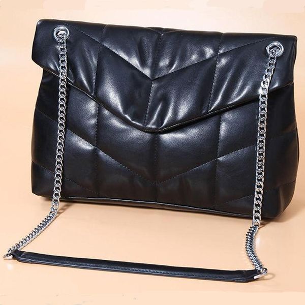

2021 famous designer should bag genuine leather handbag convertible flap women metal chain handbags bags