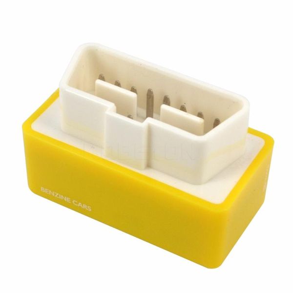 

nitro odb2 chip tuning box gasoline power drive obd2 gasoline car performance chip yellow color