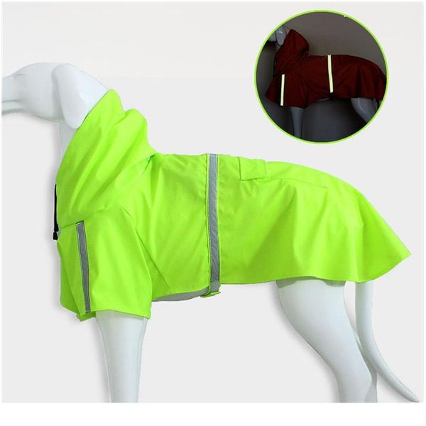

dog raincoat waterproof clothes with reflective strip pet dog puppy rain coat cloak costumes clothes for dogs pet bbybwy