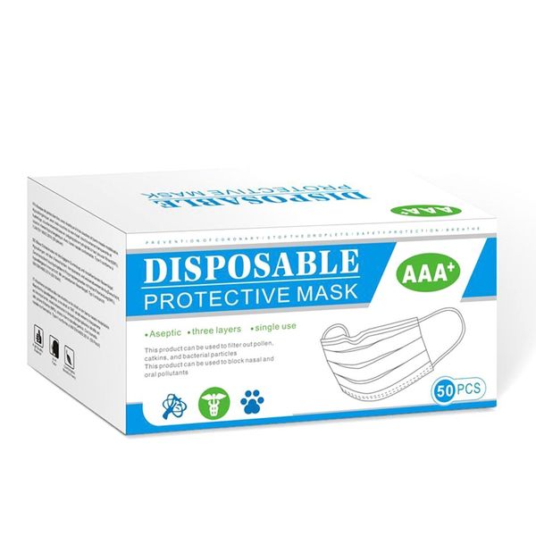 

mask 3-layer agktx black masks disposable fa 8~10days masks melt blown mask earloops cloth disposable mouth usps anti-dust olbui