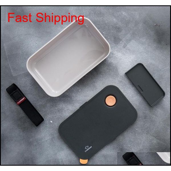 

natural bamboo fiber material lunch box japanese style leak-proof bento box student office afternoon tea dessert qylwmx bdenet