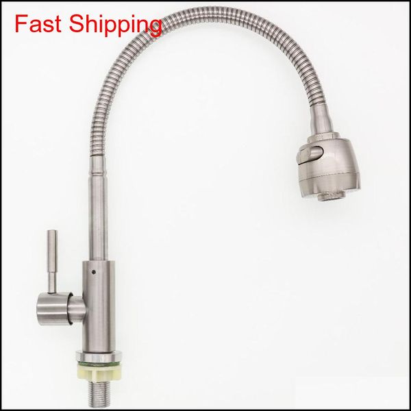 

er 360 degree rotation stainless steel kitchen faucets single handles cold water kitchen taps with qylysv packing2010