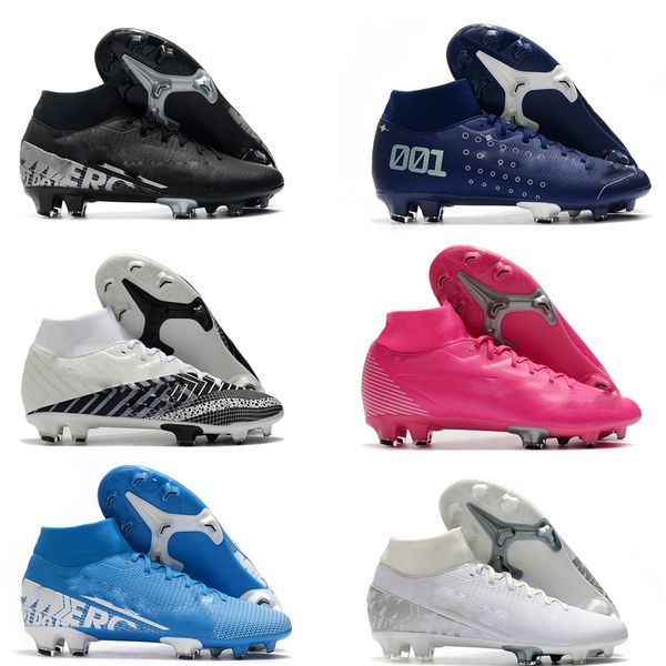 

mens mercurial superfly vii 7 360 elite fg fashion boys womens cr7 ronaldo neymar mds 001soccer shoes football boots cleats size 39-45