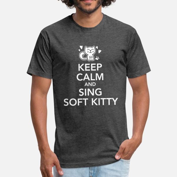 

keep calm and sing soft kitty t shirt fun black white tracksuit hoodie sweatshirt