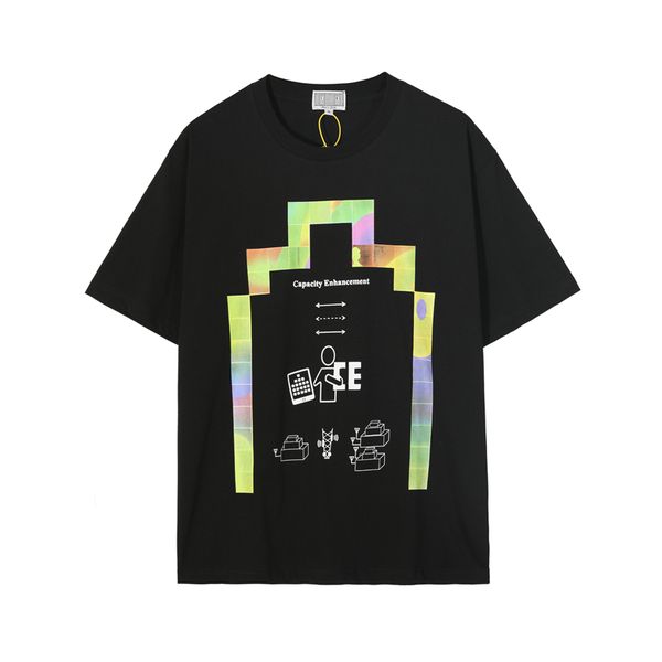 

2022ss t shirt men women 1 high-quality tee reflective, White;black