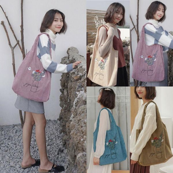 

вышивка супер фея нести мешок ткани повседневный холст сумки для девочек большой емкости tote travel посланника hobo bag