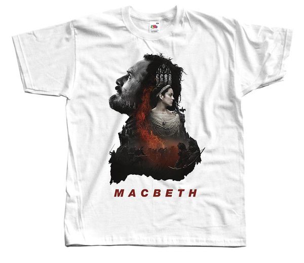 

macbeth, movie poster, t-shirt white all sizes s-3xl summer short sleeves fashion t shirt sport hooded sweatshirt hoodie