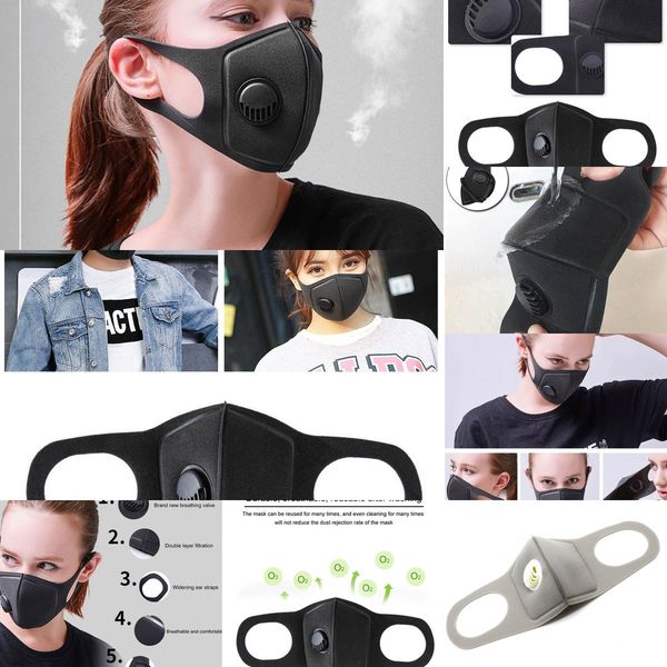 

reusable breathing valve anti-allergic mouth masks anti-dust anti pollution cloth mask
