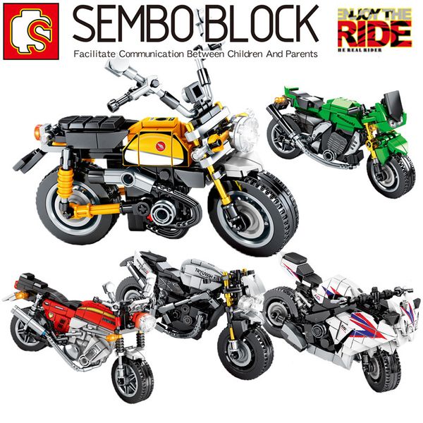 

building blocks technic motorcycle city moto racing motorbike vehicles bricks toys gifts for children 1008 1020
