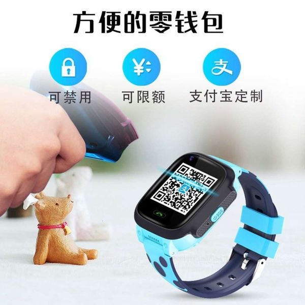 

china t8 children's telephone watch all netcom 4g call location payment ai intelligent voice giwalio0, Blue