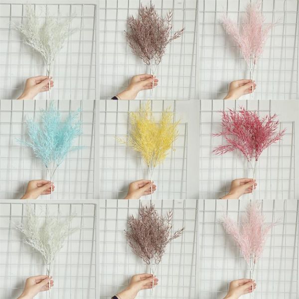 

dense fog bamboo leaf grass parts simulation flower home furnishing decoration hand bridal bouquet botany wall flowers