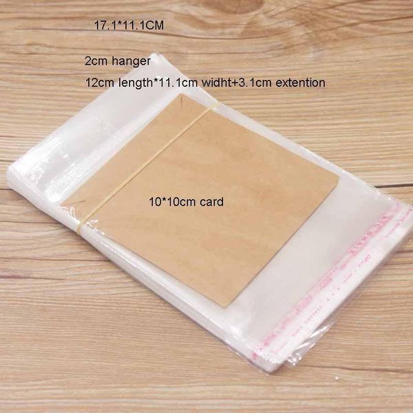 

100pcs storage bags different size clear self bag adhesive seal plastic packaging opp poly bags gift bags resealable cellophane bbyhhg