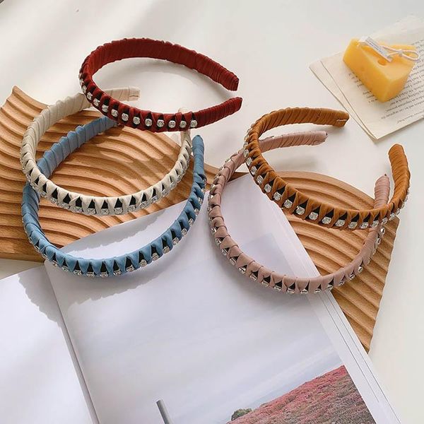 cristal mulheres coreanas headbands acessórios de moda de luxo varas do cabelo meninas miúdos cabeça bandas de cabelo acessórios para cabelo bandas mulheres