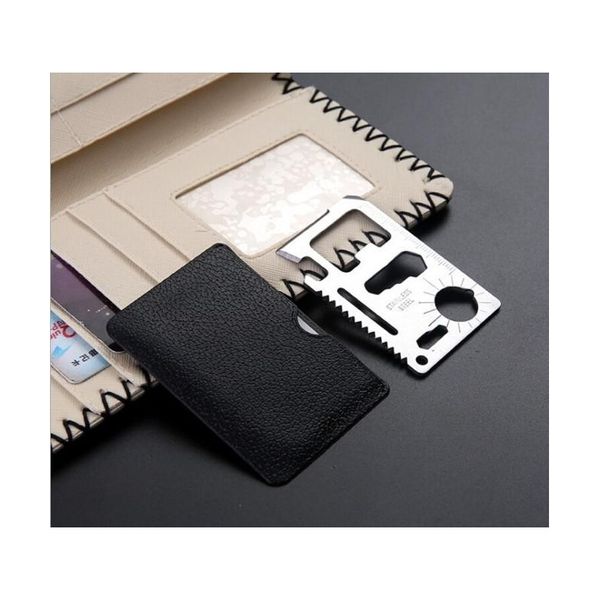 

multifunction credit card knife for outdoor camping survival double saw sos pocket army knif jllsev eatout