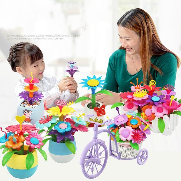 

children's puzzle pop versatile mosaic garden toy set