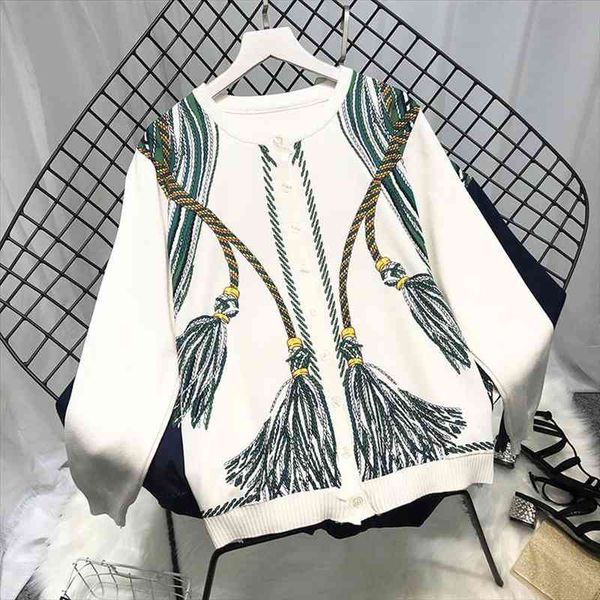 

autmn fall 3d printed pullovers women print chiffon patchwork knitted formal ol fall clothes top, White;black