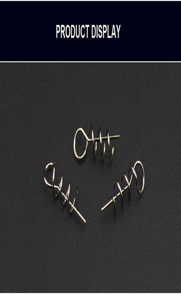 

spring lock pins stainless steel soft bait lure spring lock pin crank hook connect fixed latch fishing tackles 100pcs/50pcs sqchmk pingtoy