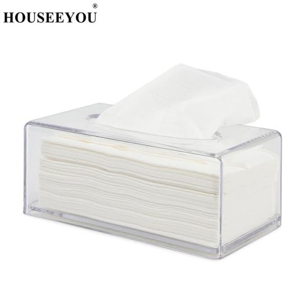 

tissue boxes & napkins houseeyou acrylic paper holder dispenser clear rectangle toilet bathroom kitchen container storage