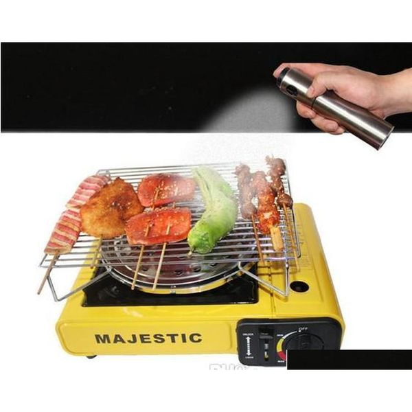 

1pc longming home s/steel olive mister oil spray pump fine bottle oil sprayer pot cooking roast bake tools oil d jllqax allguy