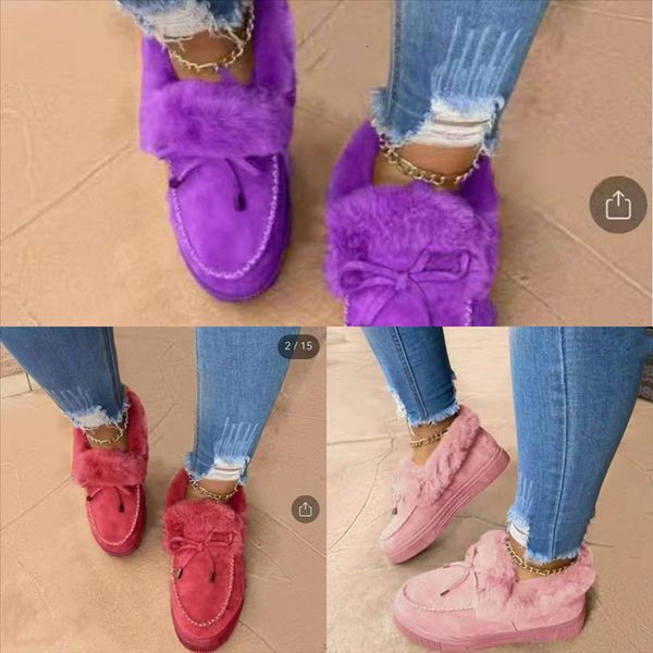 

gvblx children designer cotton home mop girls yarn slipper cotton shoes and home slippers plus snow boots velvet boys girls, Black