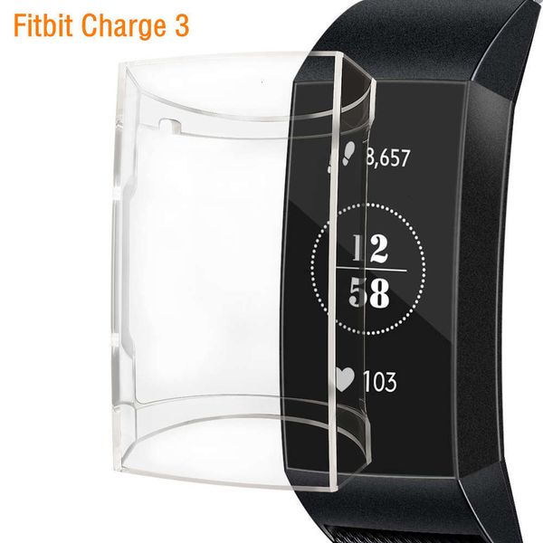 

suitable for fitbit 4 smart bracelet charge 3 silicone tpu protectiv