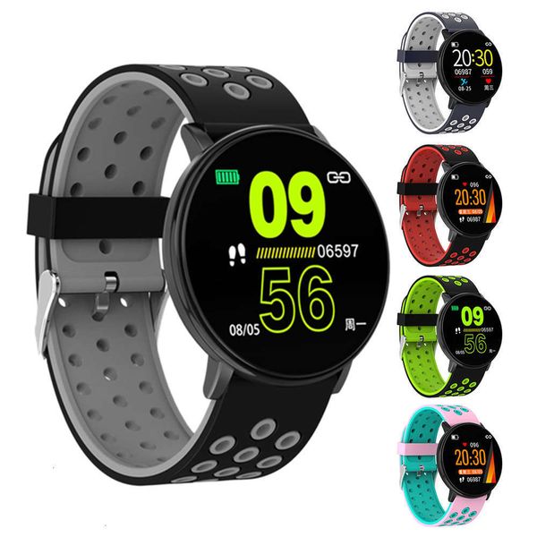 

new smart wristwatch curved surface color screen touch definable dial detachable strap wristbandbgt