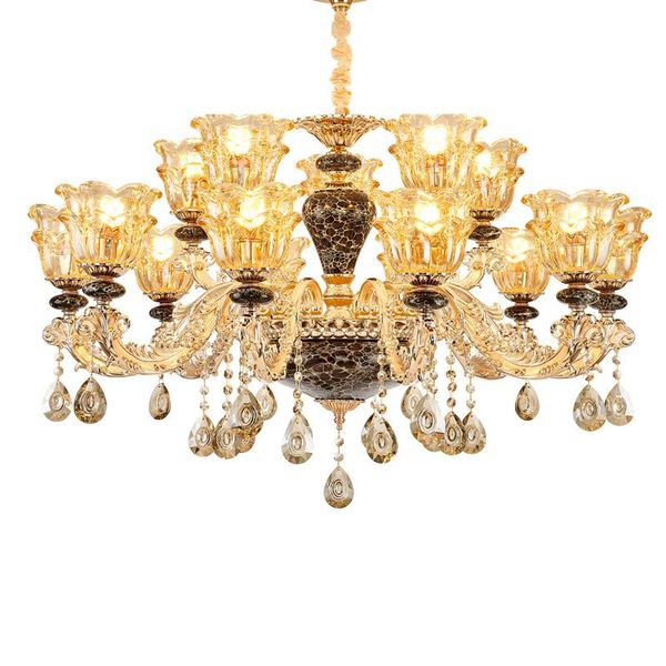 

european living room chandeliers atmosphere home ceramic hanging lamps hall restaurant simple lights l crystal chandeliers