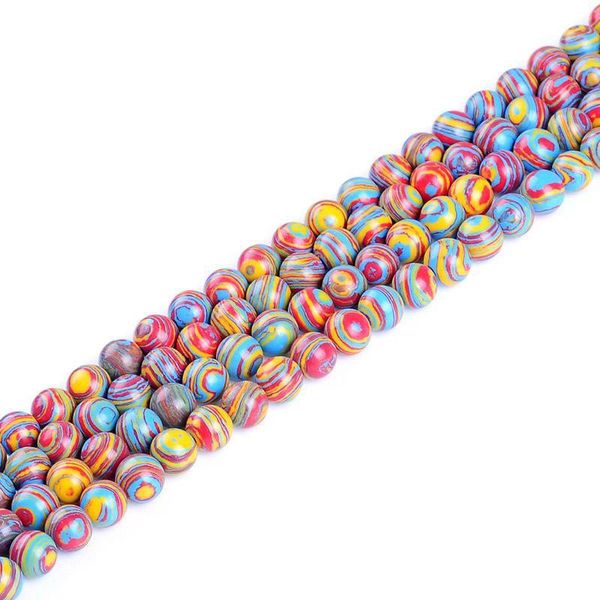 

round spacer свободные бусины india beat multicolor 1strand lot 4 6 8 10 12 мм малахит ювелирные изделия ювелирные изделия diy ожерелье брас