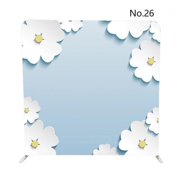 

1 stand with 3 pcs single sided backdrops no:2,no26,no431