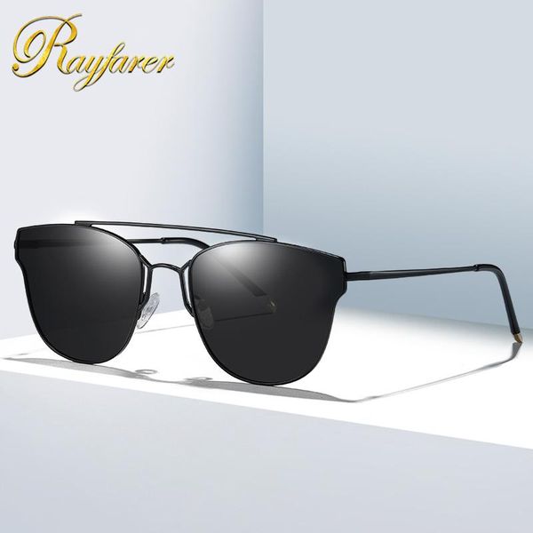 

sunglasses women polarized mirror eyewear uv400 gray blue black green rft202147n, White;black