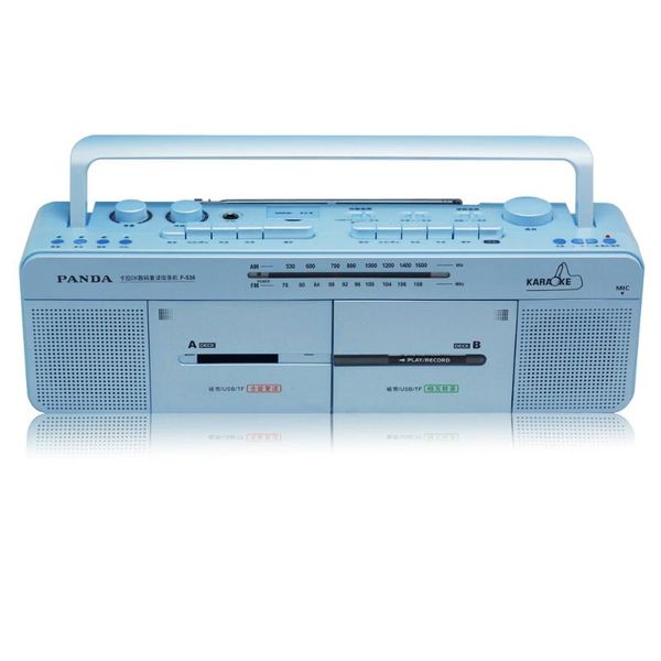 

panda f-536 recorders fm radio dual card tape u disk mp3 play