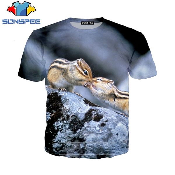 

squirrel new cute chipmunk 3d print shirts kawaii kawaii funny men clothing