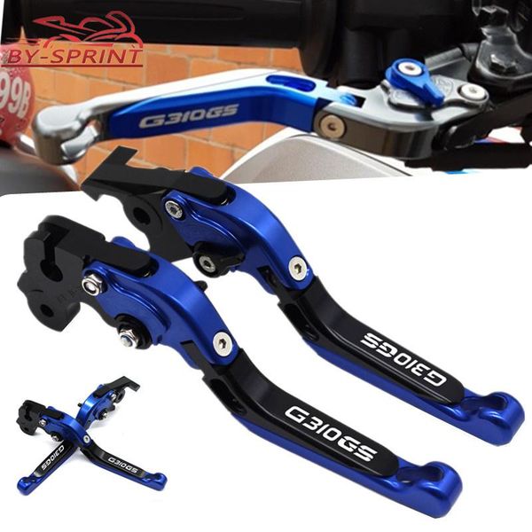 

motorcycle cnc aluminum brake clutch levers handle grips folding adjustable extendable for g310gs g310 gs g310gs 2020- 2020