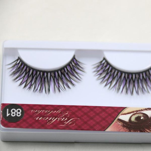 

false eyelashes 1 pair 3d handmade super thick fake lashes soft long crisscross eye professional makeup