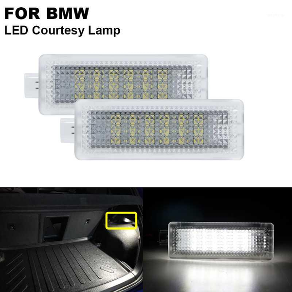 

2pcs clear white car led door welcome courtesy lamp for e81 f20 e90 e91 e92 e93 e60 e61 f07 f10 f11 f18 e63 mini r50 r601