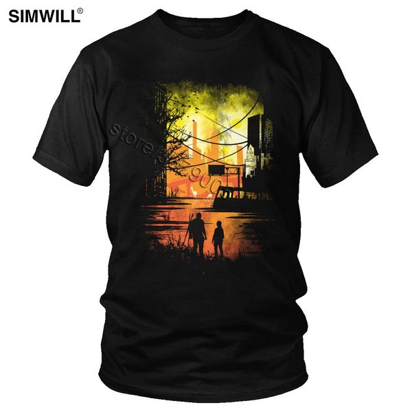 

sport the last of people t shirt sole us survivors tees novelty summer cotton t-shirts for men short sleeve survival horror game