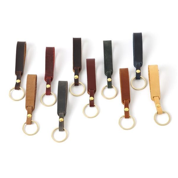 

fashion bright colors pu leather keychain simple pu wallet key chain waist hanging leather keychains car keyrings k jllghd