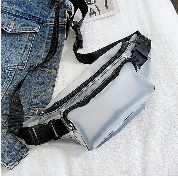 

waist bags pouch bag women fashion transparent fanny pack pvc waterproof banana bumbag phone chest bag1