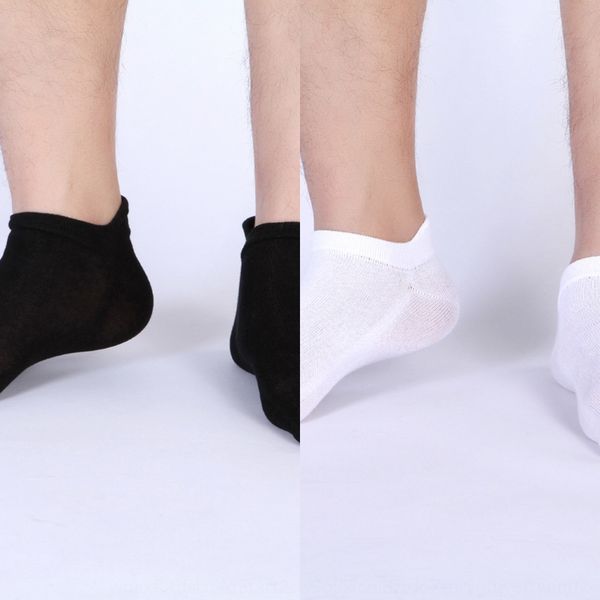 

spring and summer new five finger men's fen zhi wa cotton summer thin short tube split toe socks men's short medium tube cotton so, Black